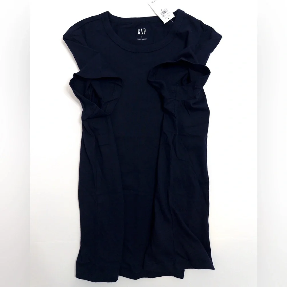 NWT GAP Favorite Crewneck T-Shirt Navy Blue Size S Basics - Picture 5 of 14